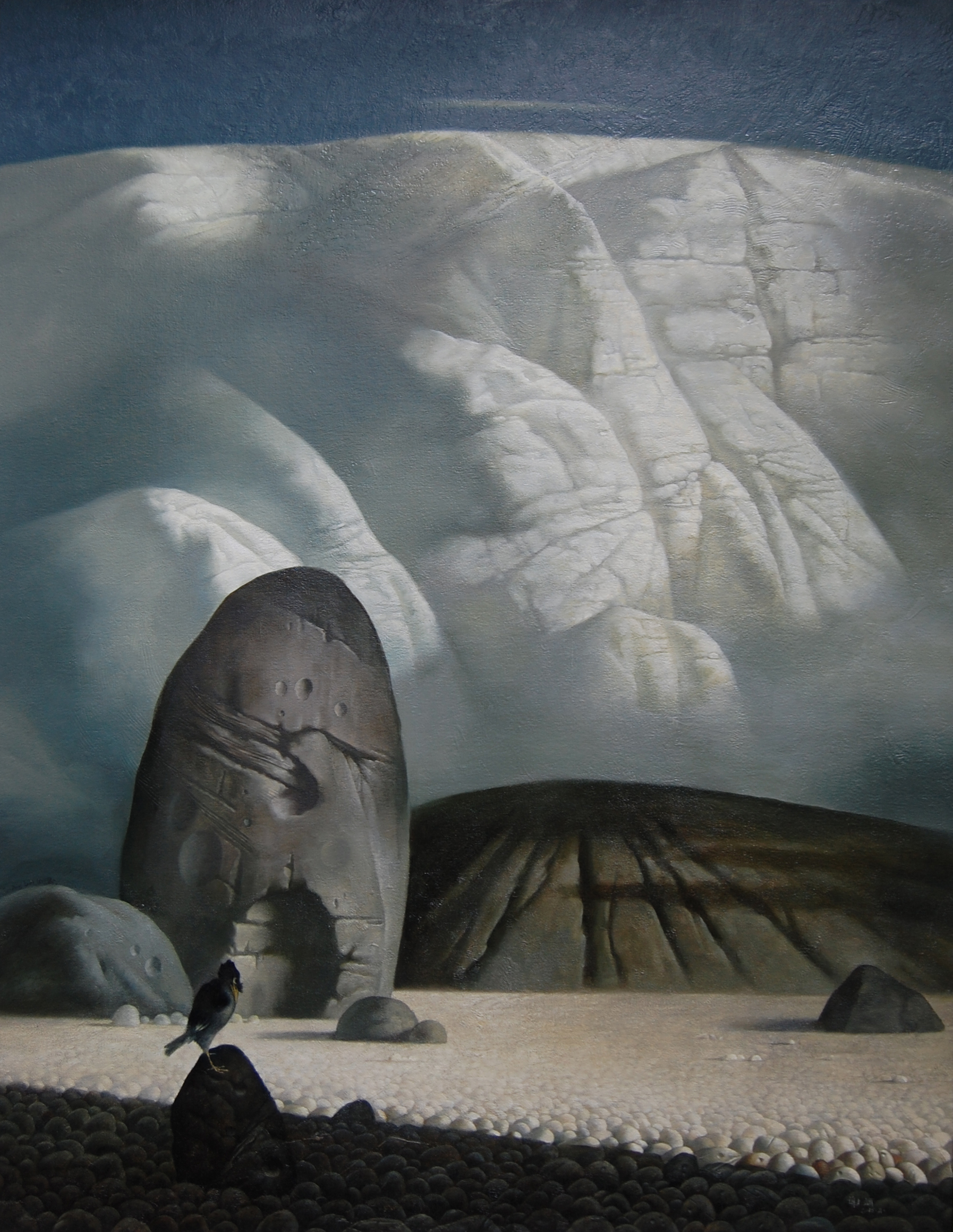 《寂》布面油画114cmX146cm  谢斌.JPG