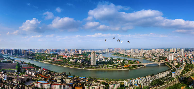 内江全景图