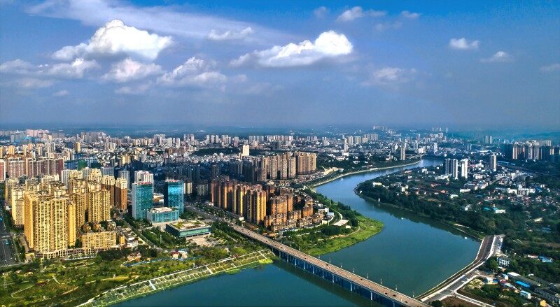 内江新貌。王斌摄